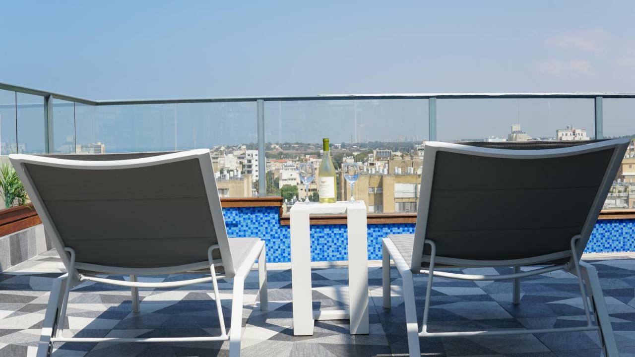 Luxury Rooftop Apartment In Netanya Exterior foto